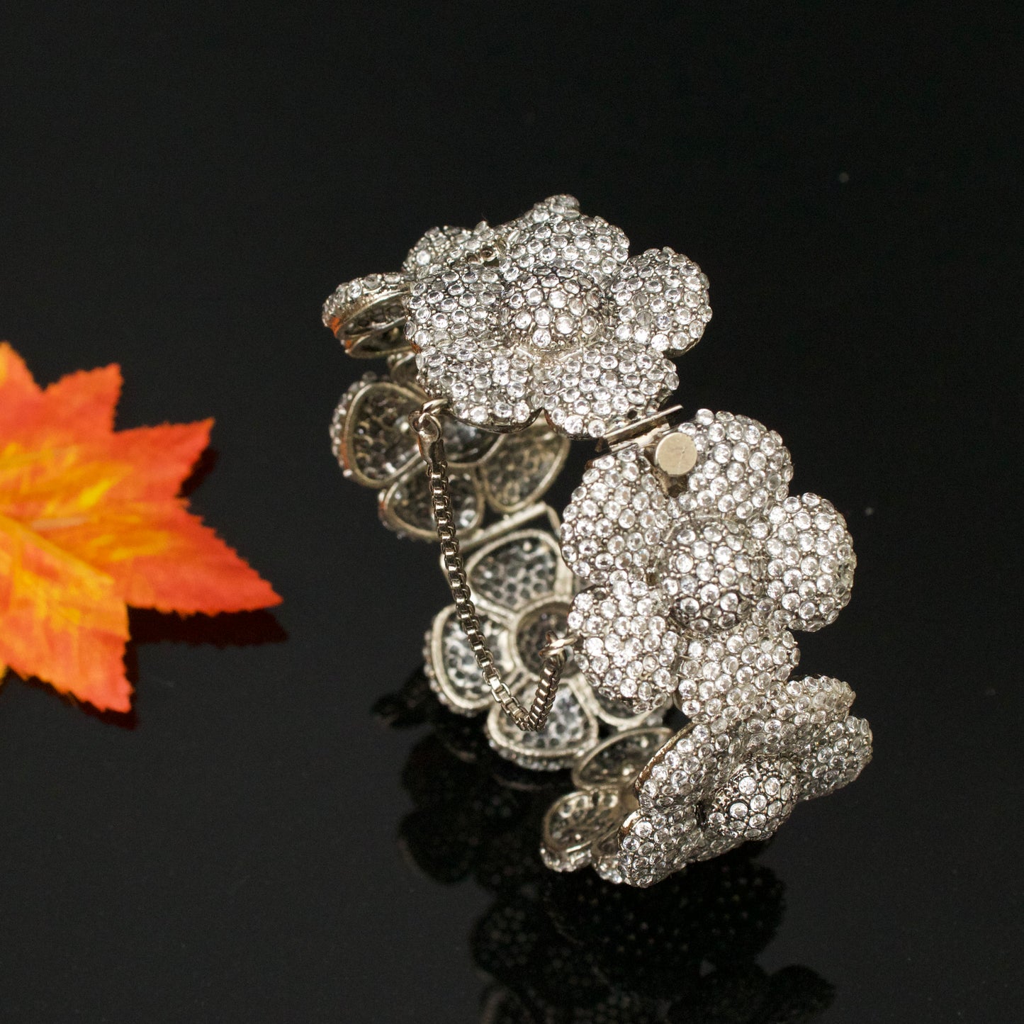 Elegant Real Zircon Single Bangle