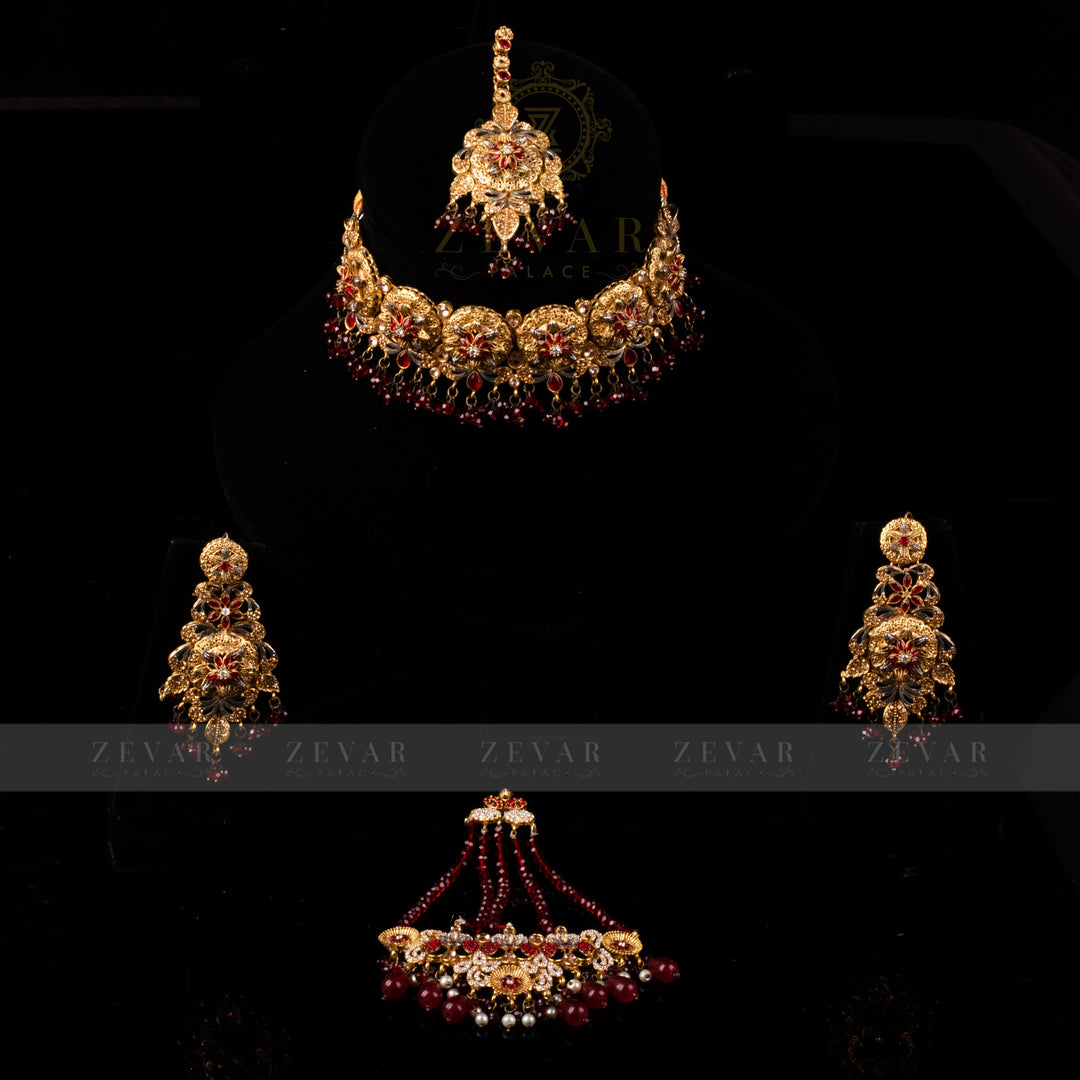 Bridal Stunning Kundan Set - 044