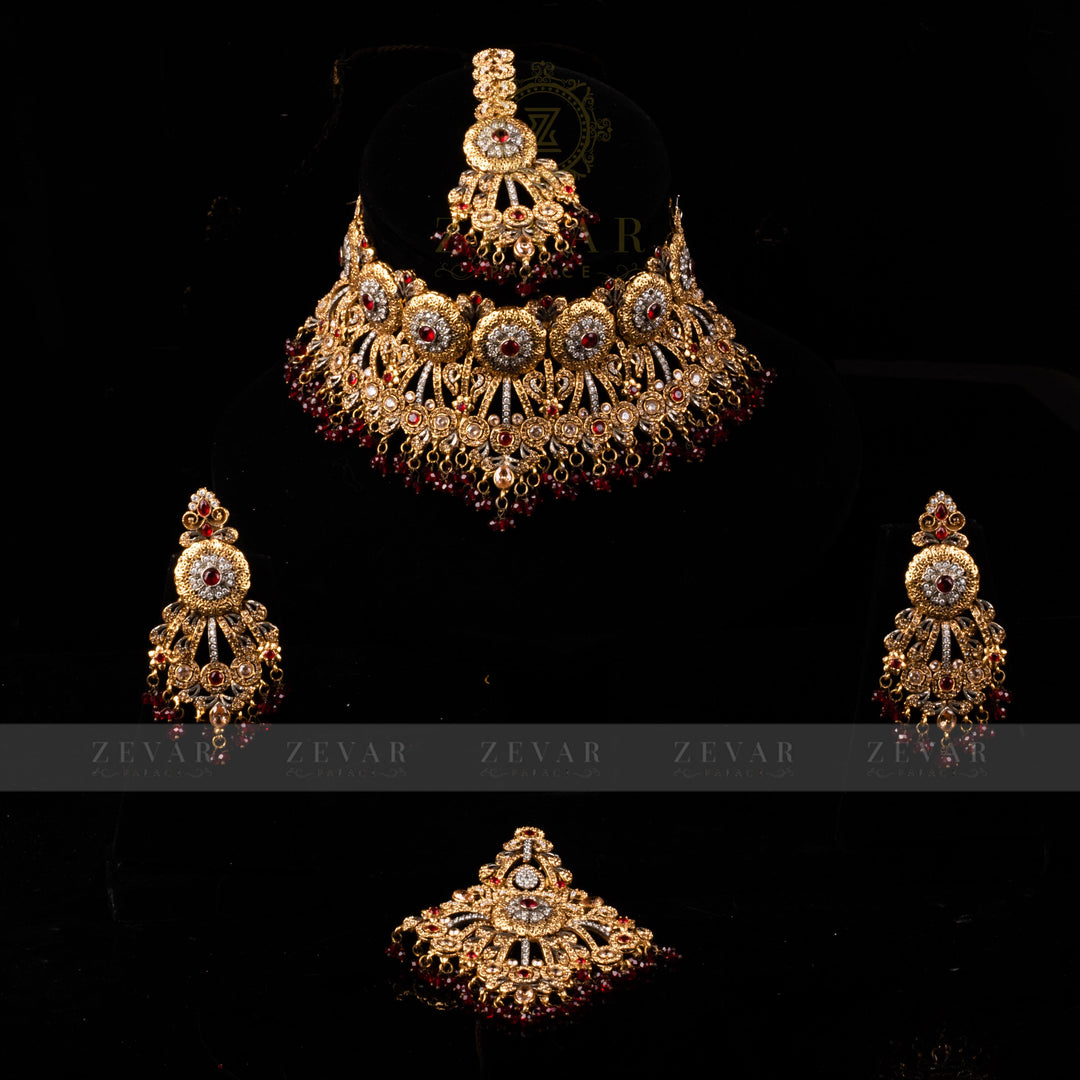 Bridal Stunning Kundan Set - 055