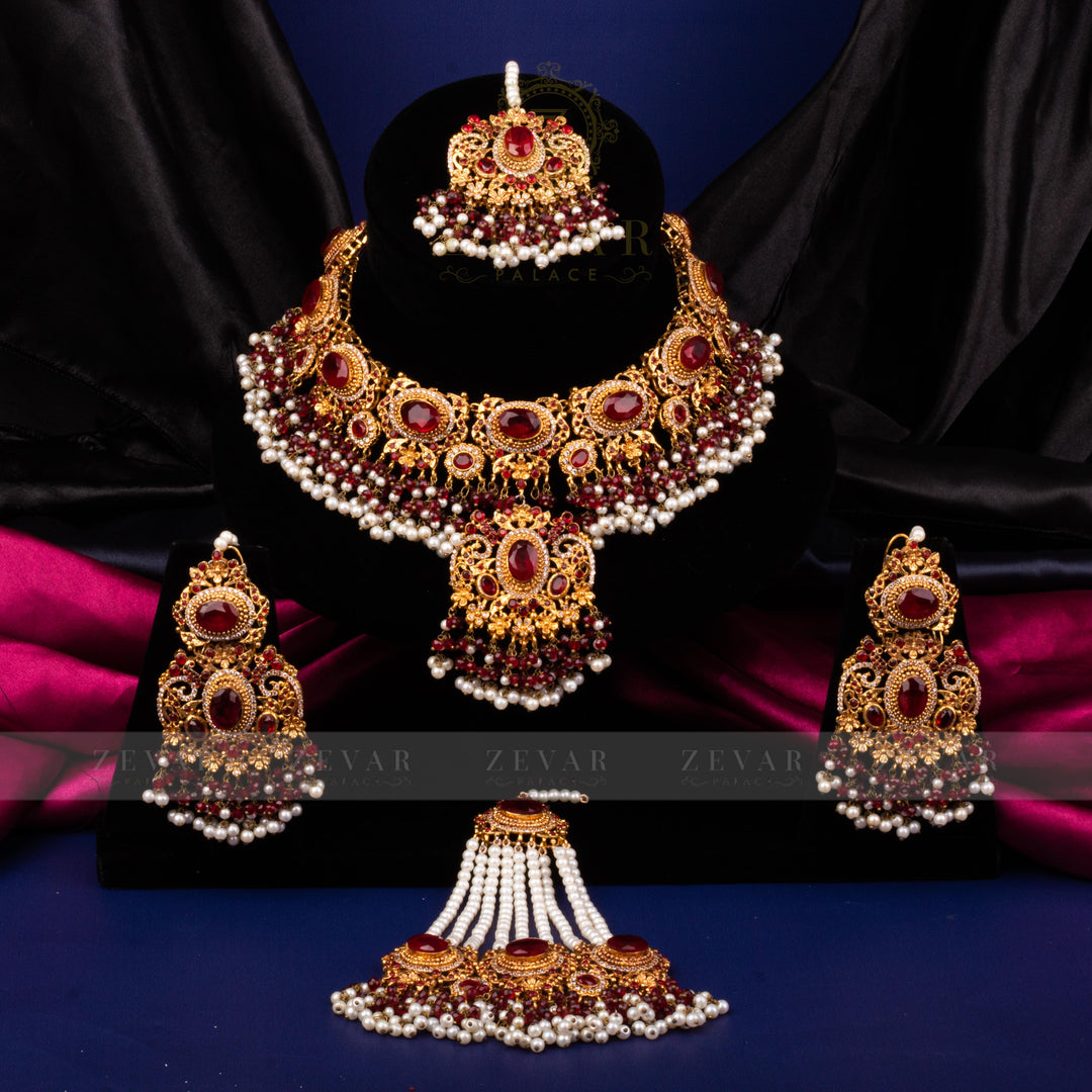 Bridal Stunning Kundan Set - 080