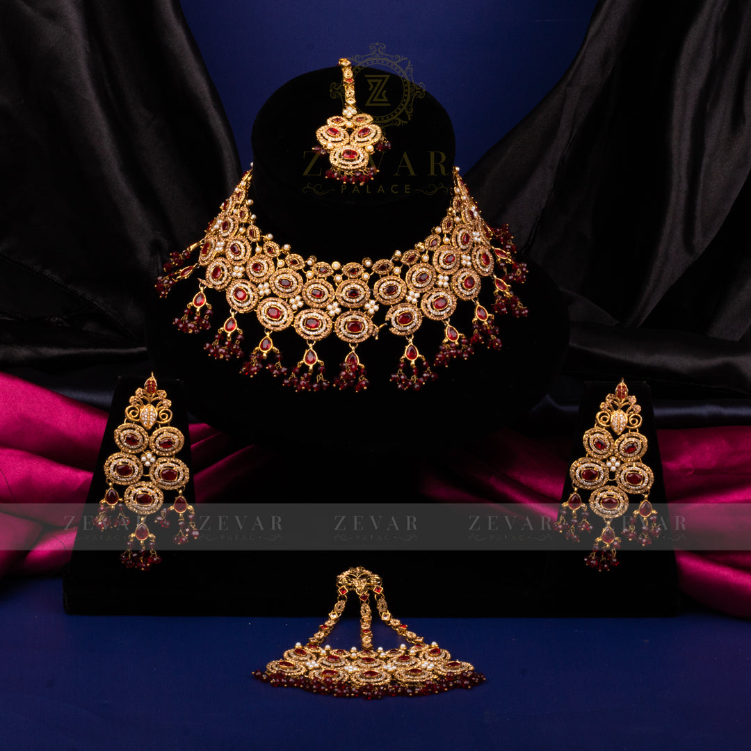 Bridal Stunning Kundan Set - 063