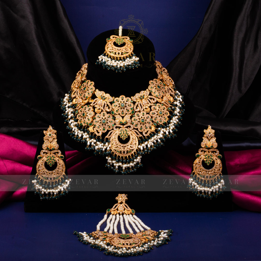 Bridal Stunning Kundan Set - 076
