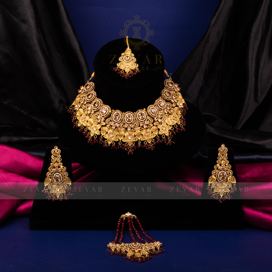 Bridal Stunning Kundan Set - 078