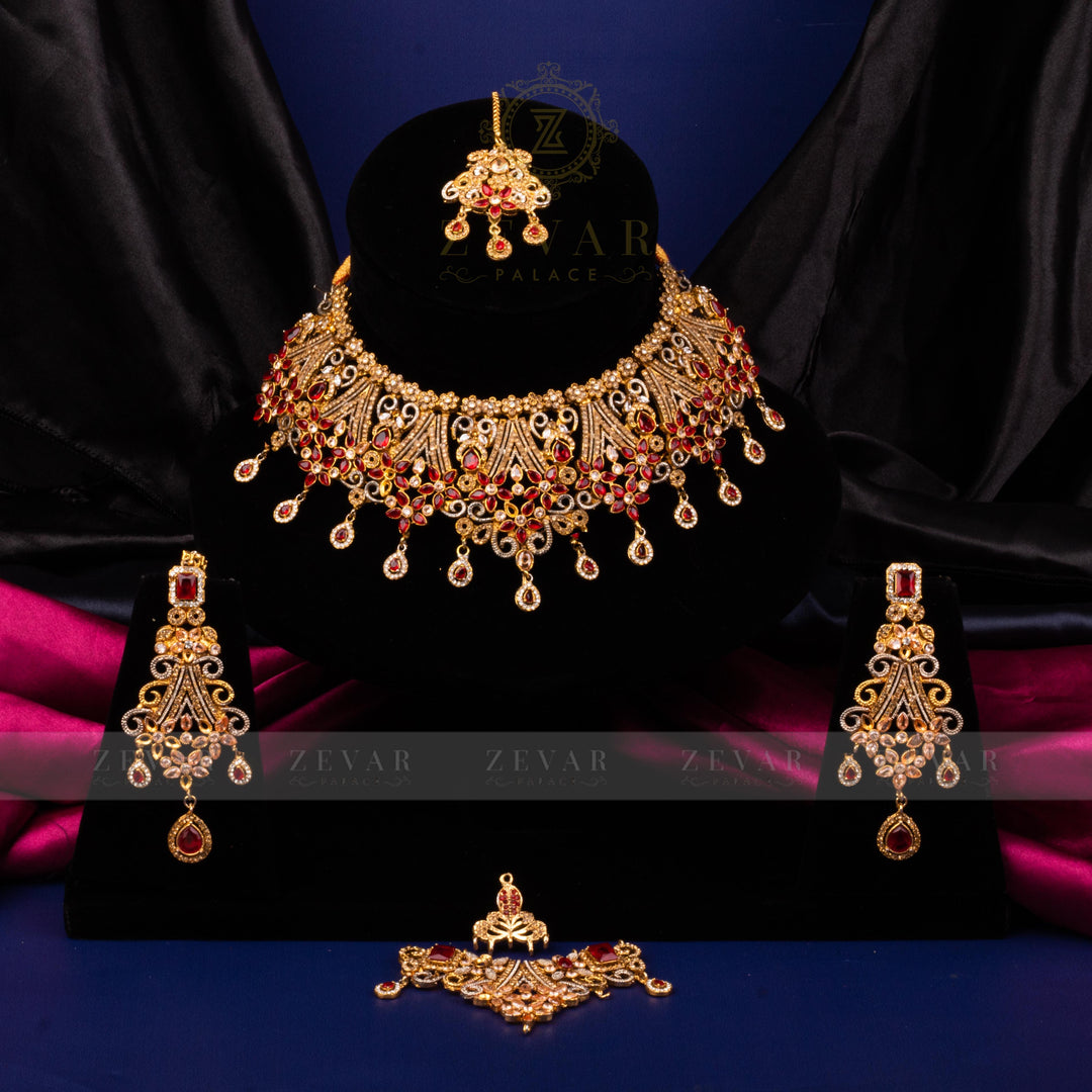 Bridal Stunning Kundan Set - 091