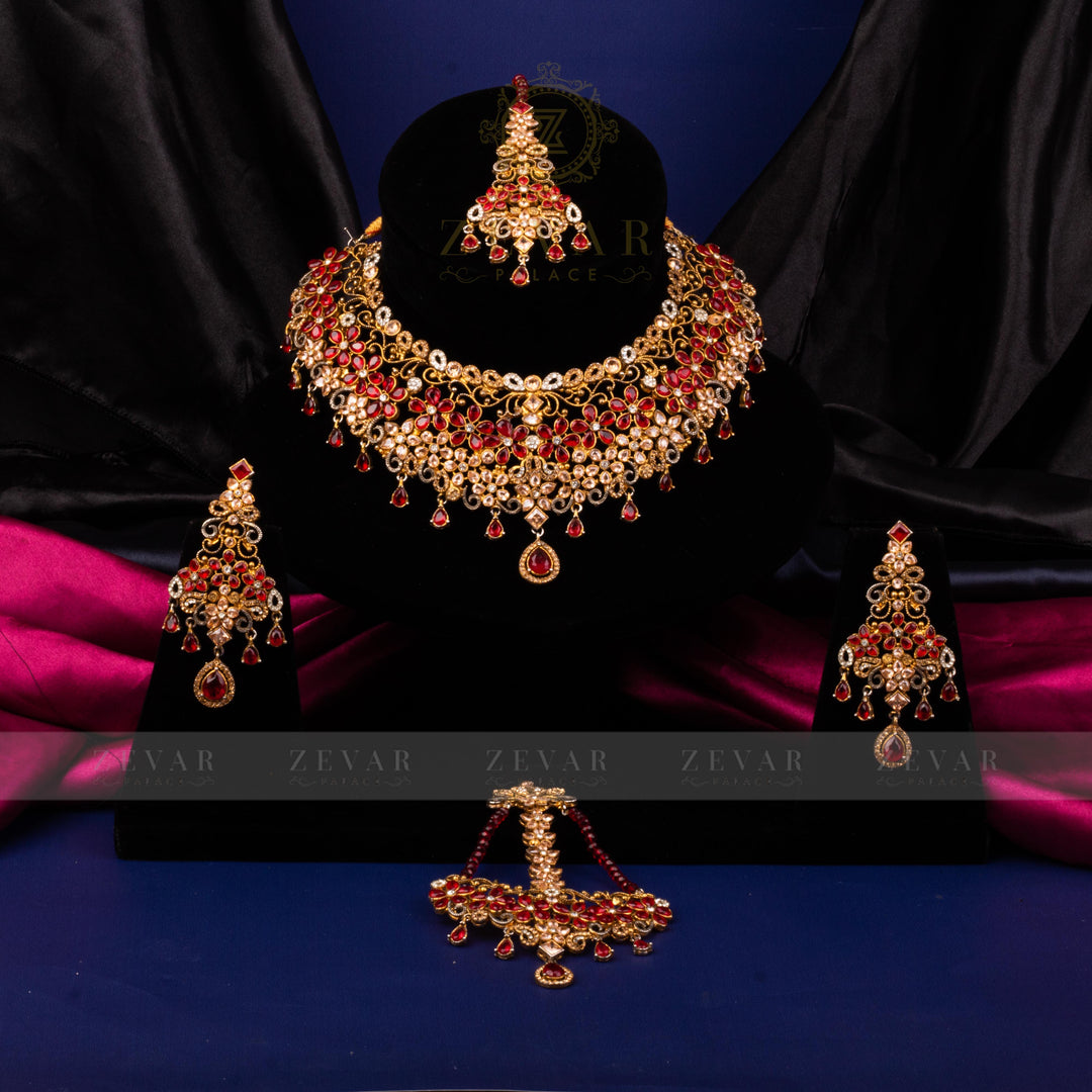 Bridal Stunning Kundan Set - 077