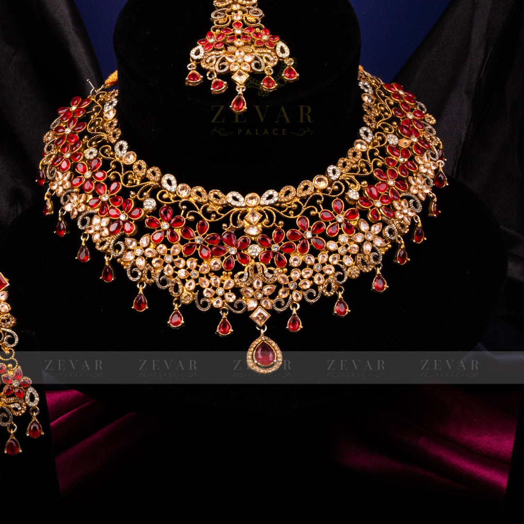 Bridal Stunning Kundan Set - 077