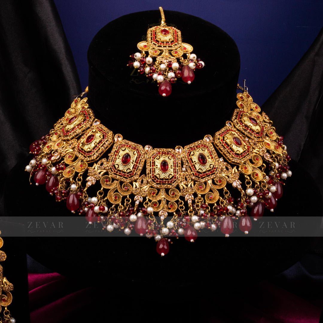 Bridal Stunning Kundan Set - 074