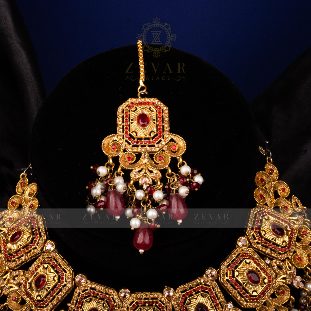 Bridal Stunning Kundan Set - 074