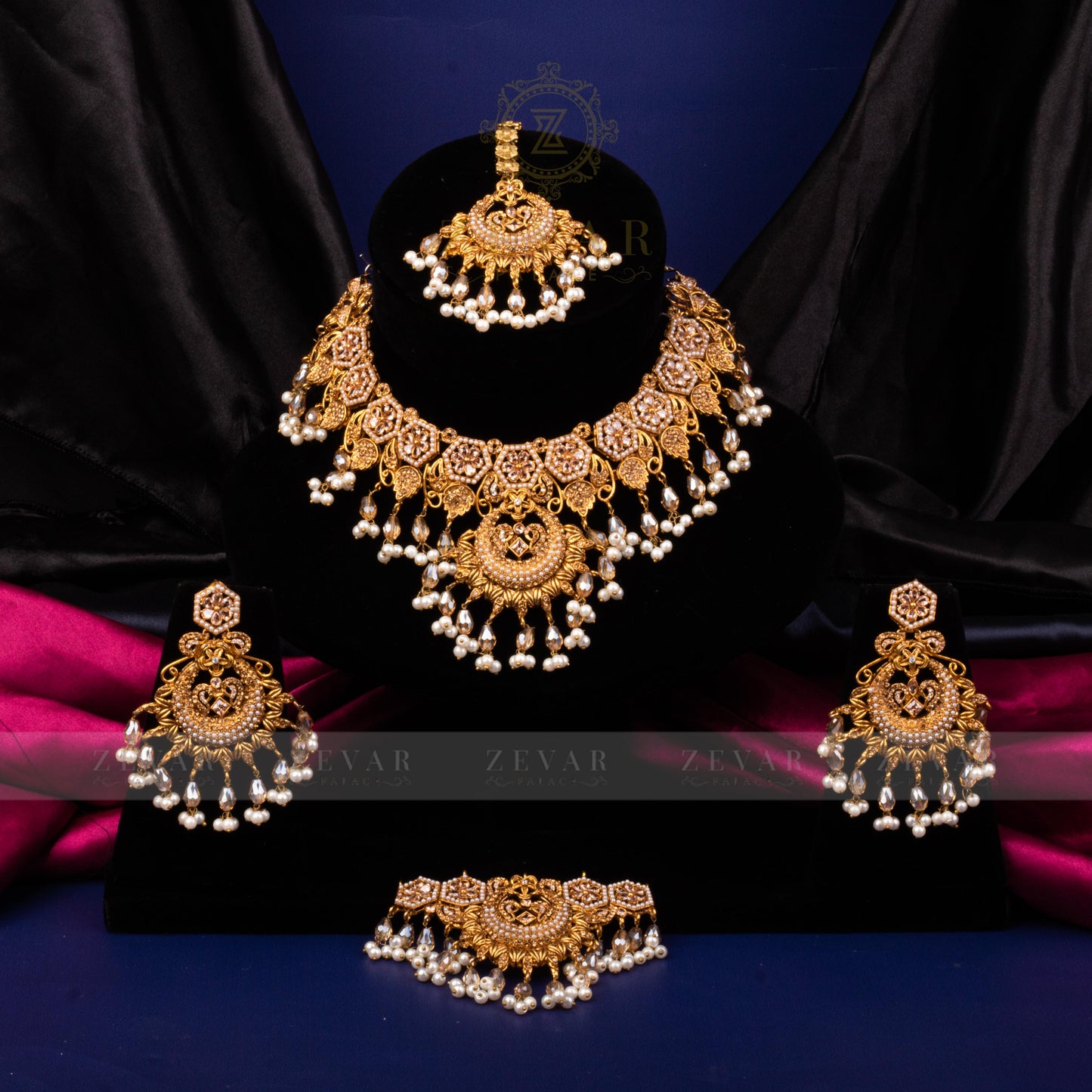 Bridal Stunning Kundan Set - 093