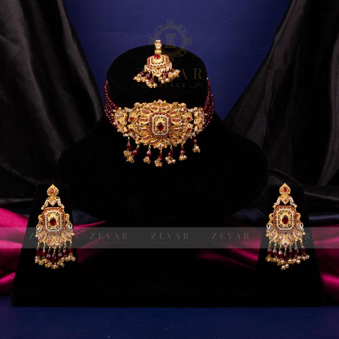 Bridal Stunning Kundan Set - 096