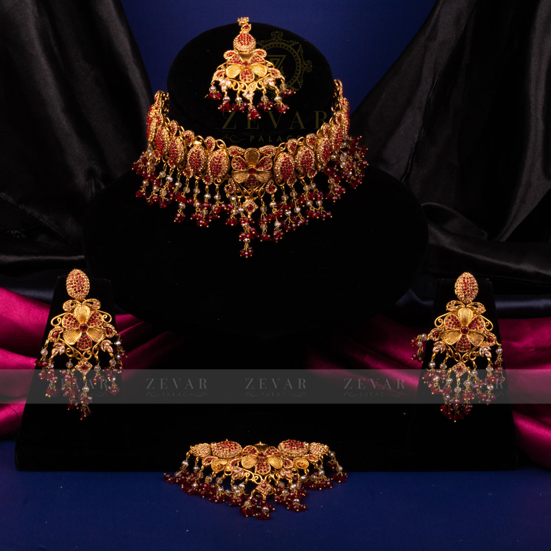 Bridal Stunning Kundan Set - 083