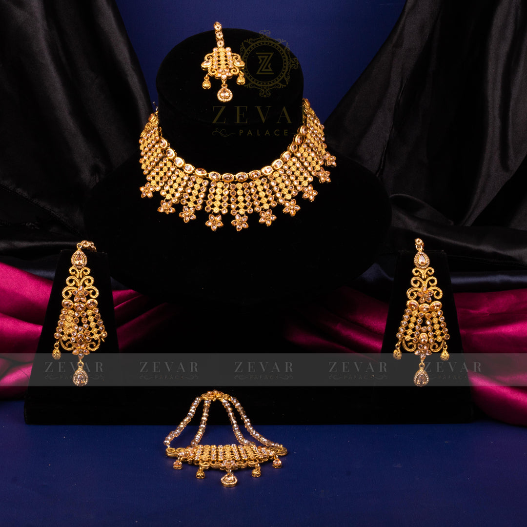 Bridal Stunning Kundan Set - 097