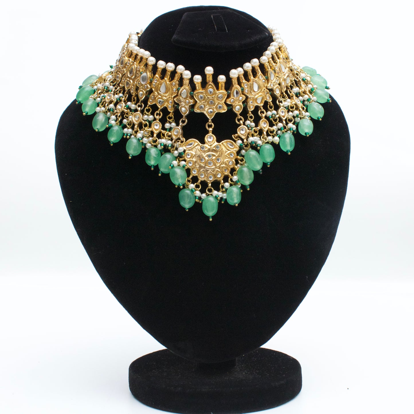 Splendid Green Beads Set 02