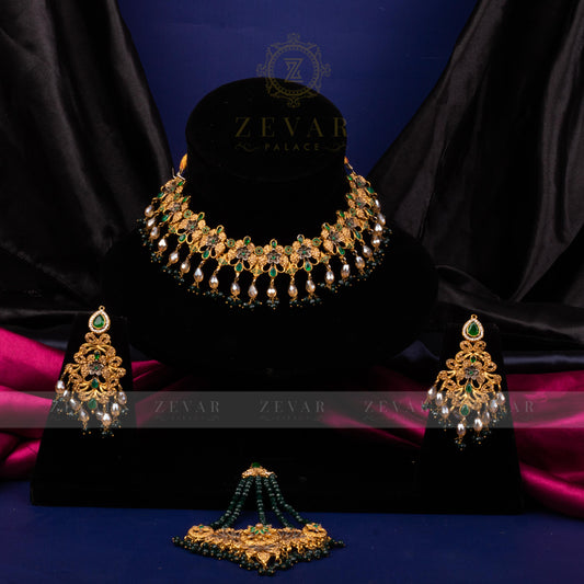 Bridal Stunning Kundan Set - 082