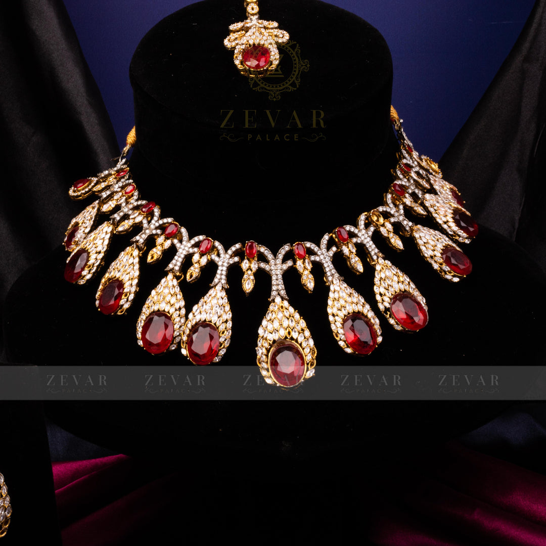 Bridal Stunning Kundan Set - 092