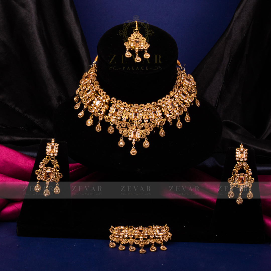 Bridal Stunning Kundan Set - 098