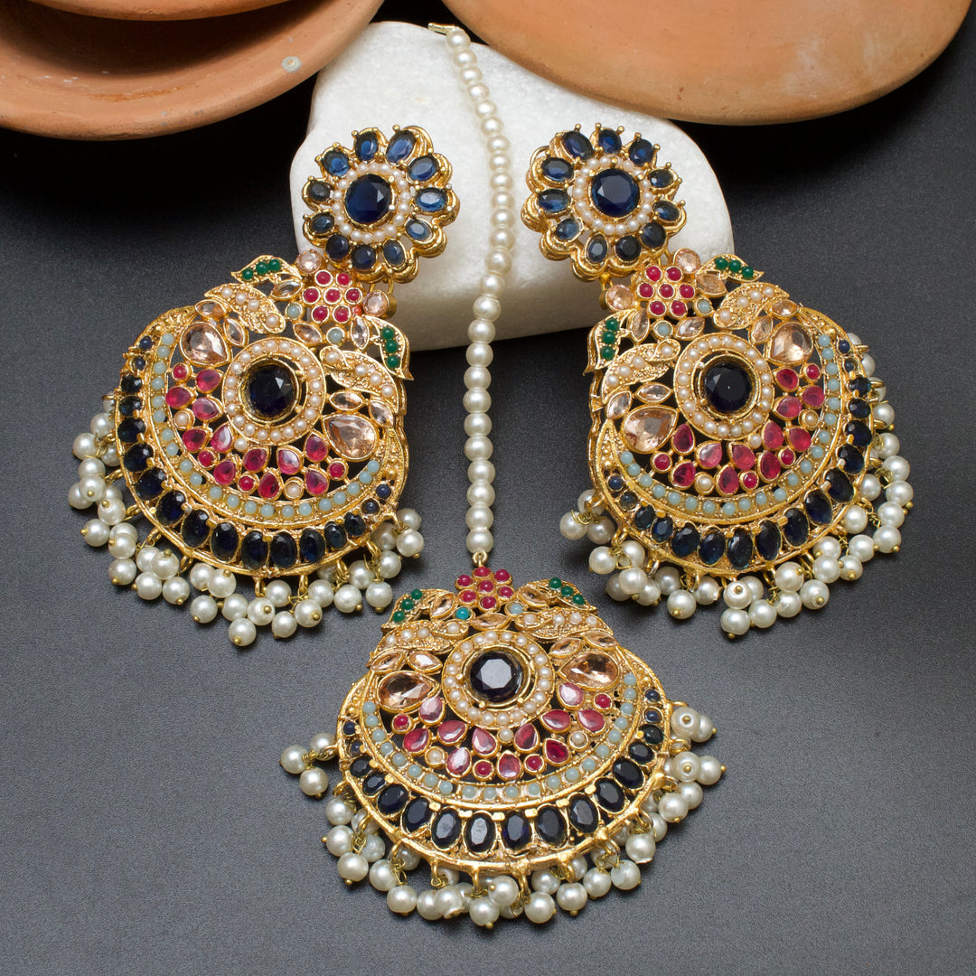 Exquisite Earrings with Teeka
