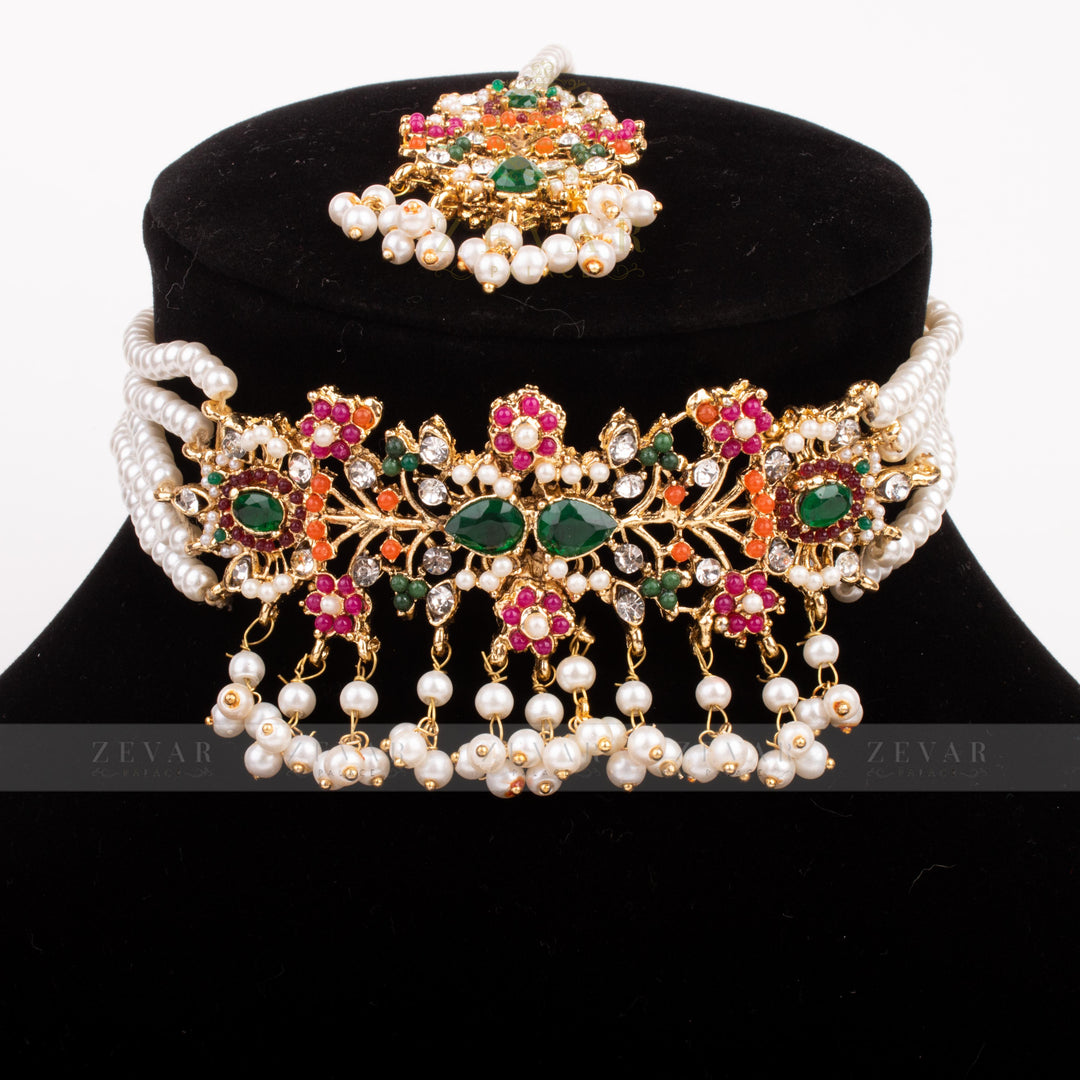 Naurattan Stones Set with Teeka