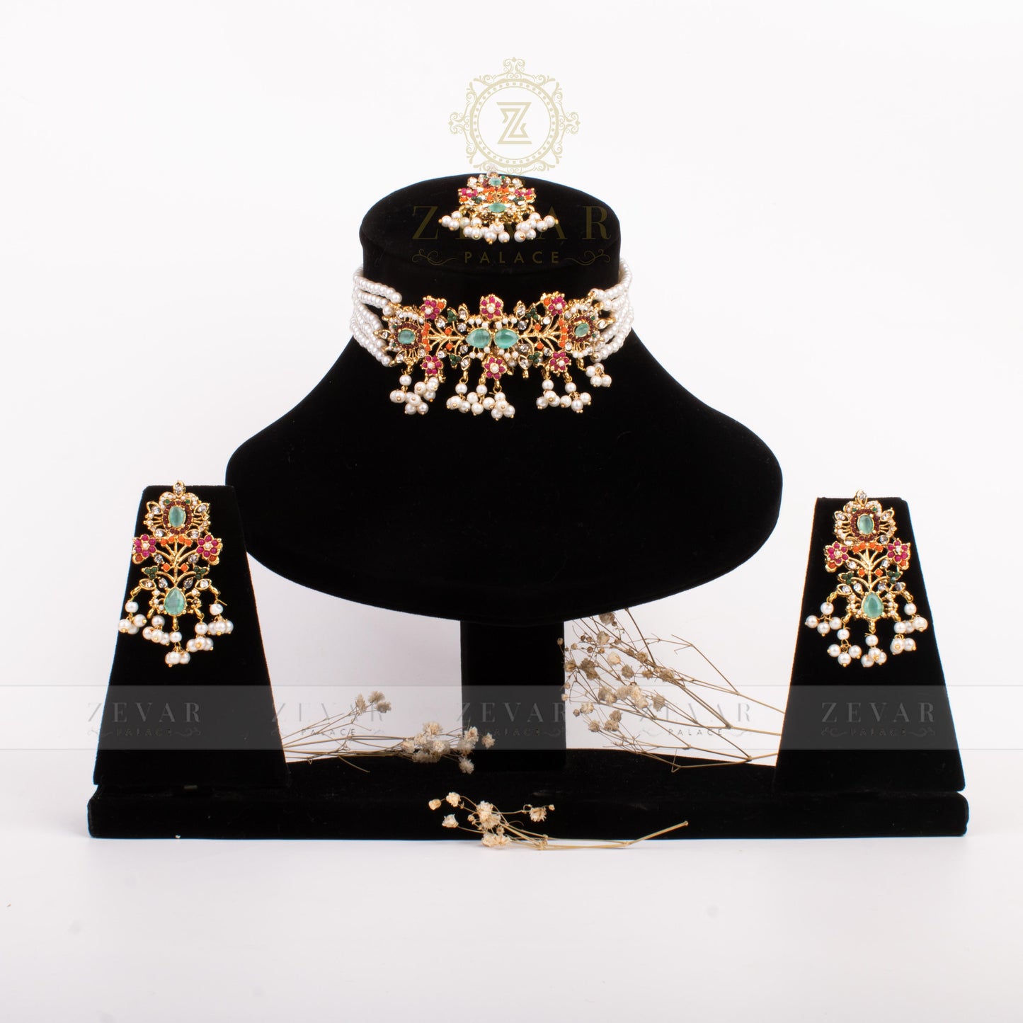 Naurattan Stones Set with Teeka