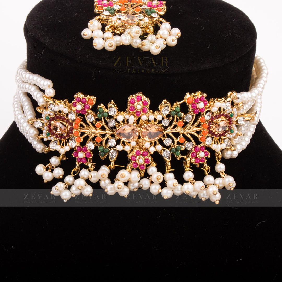 Naurattan Stones Set with Teeka