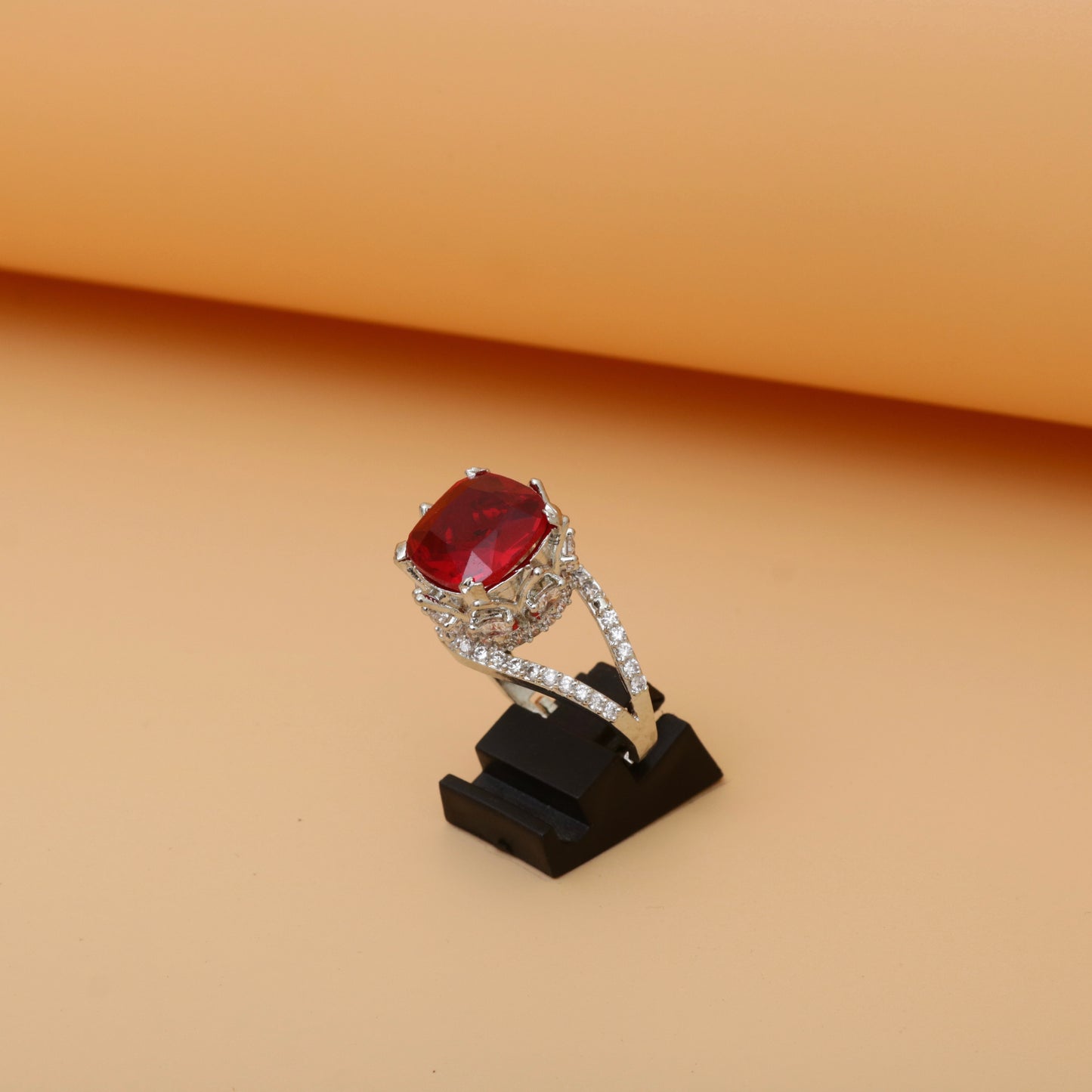 Diamonds Crystals Ring