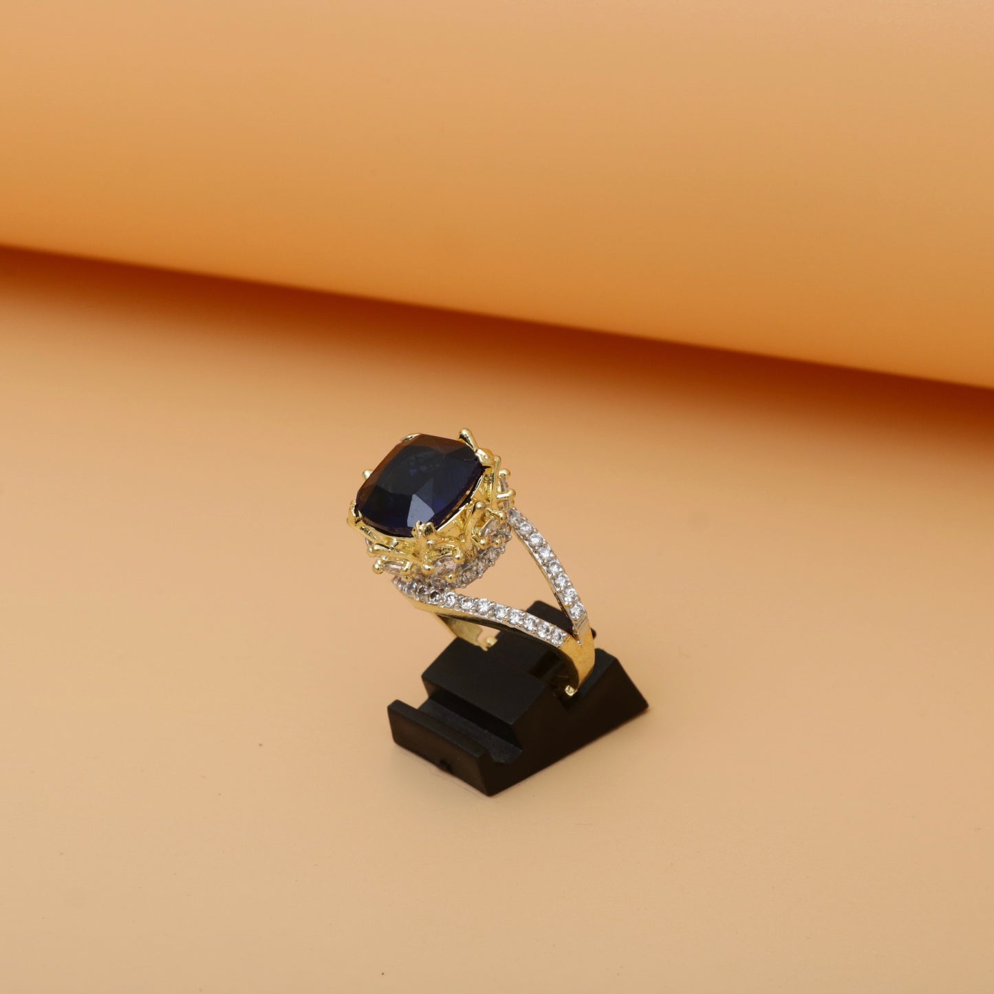 Diamonds Crystals Ring