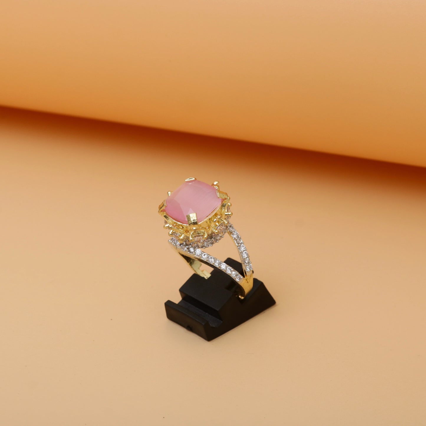 Diamonds Crystals Ring