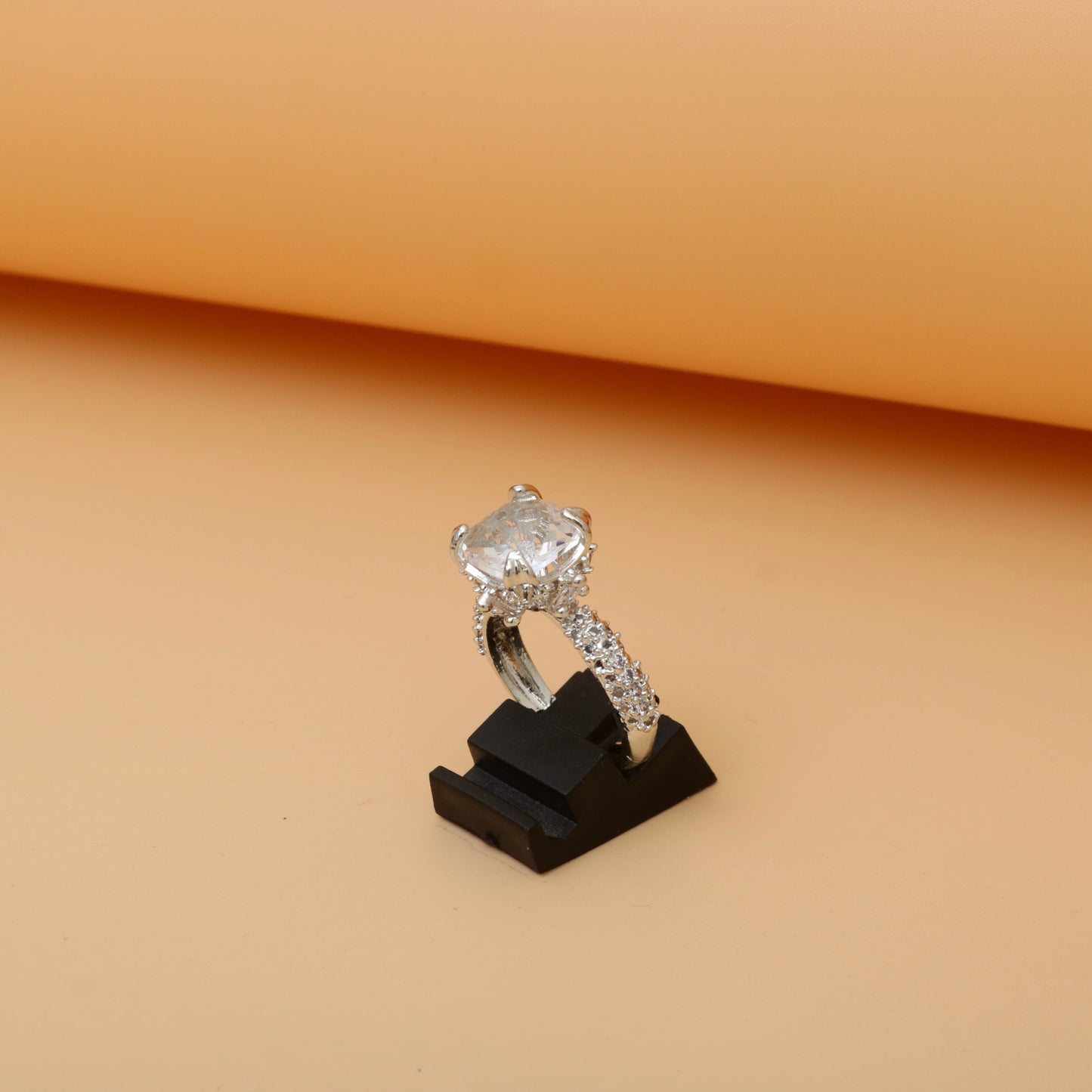 Cubic Zircons Ring