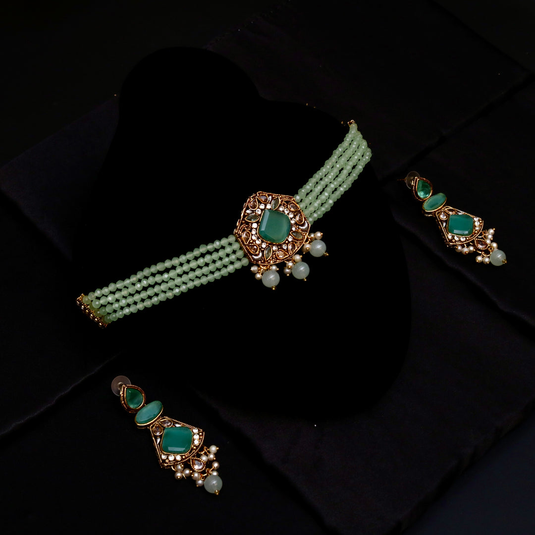 Egyptian Uncut Diamond Choker
