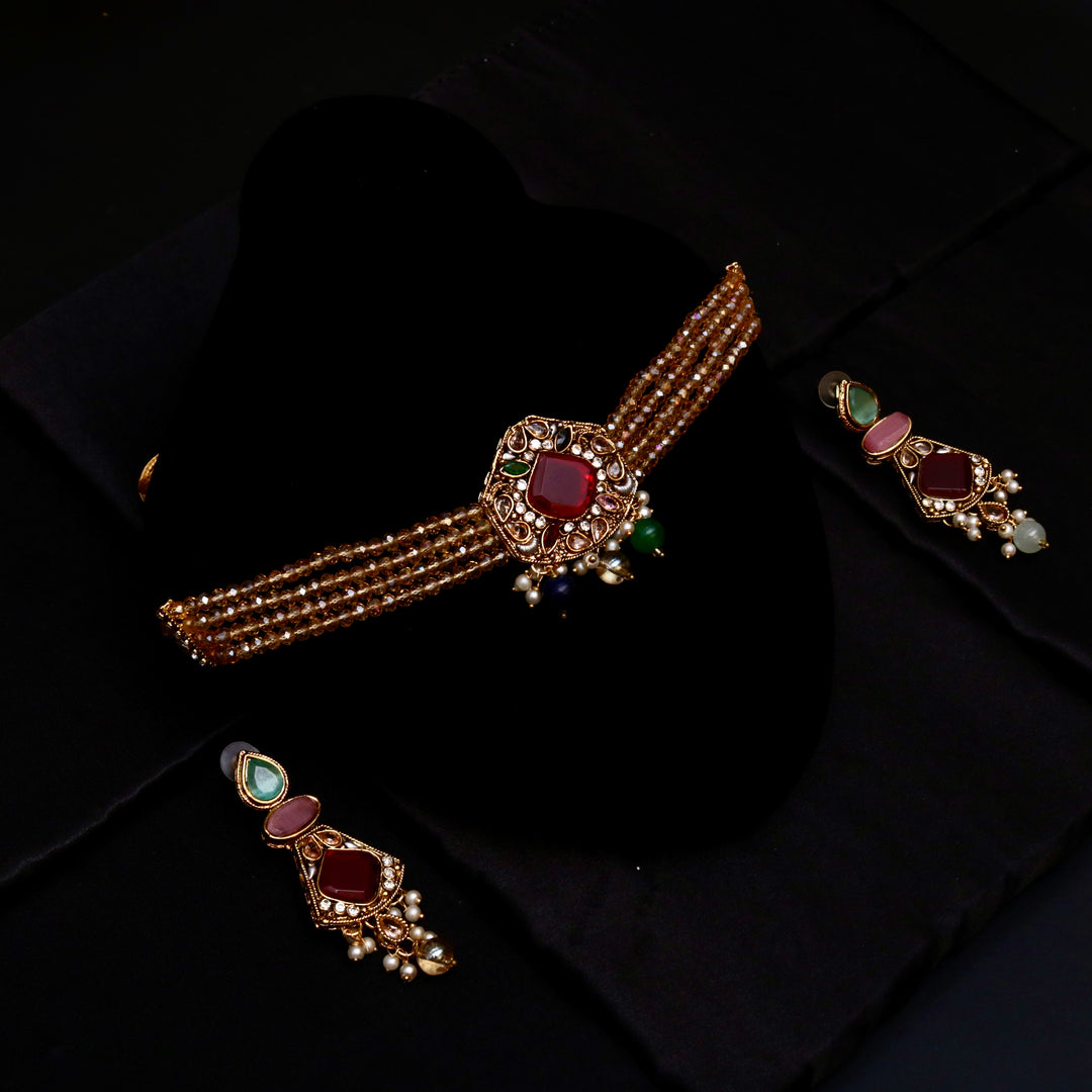 Egyptian Uncut Diamond Choker