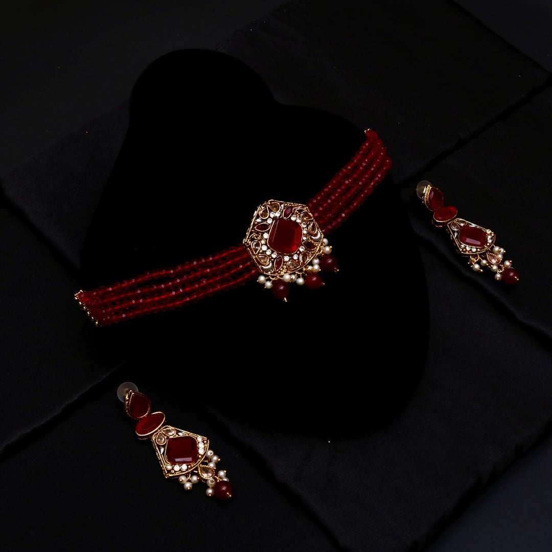 Egyptian Uncut Diamond Choker