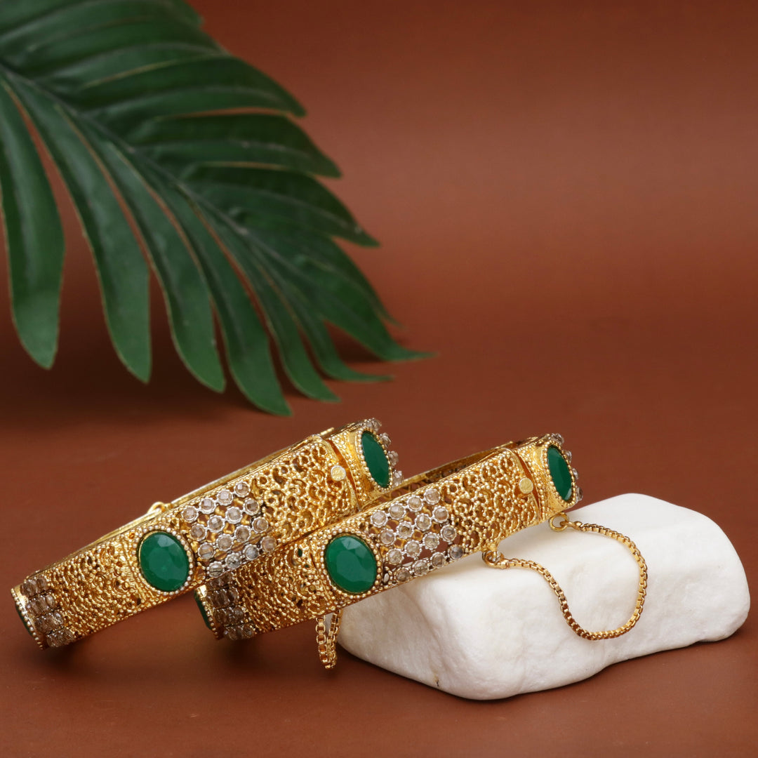 Pearl Beads Studded Bangles