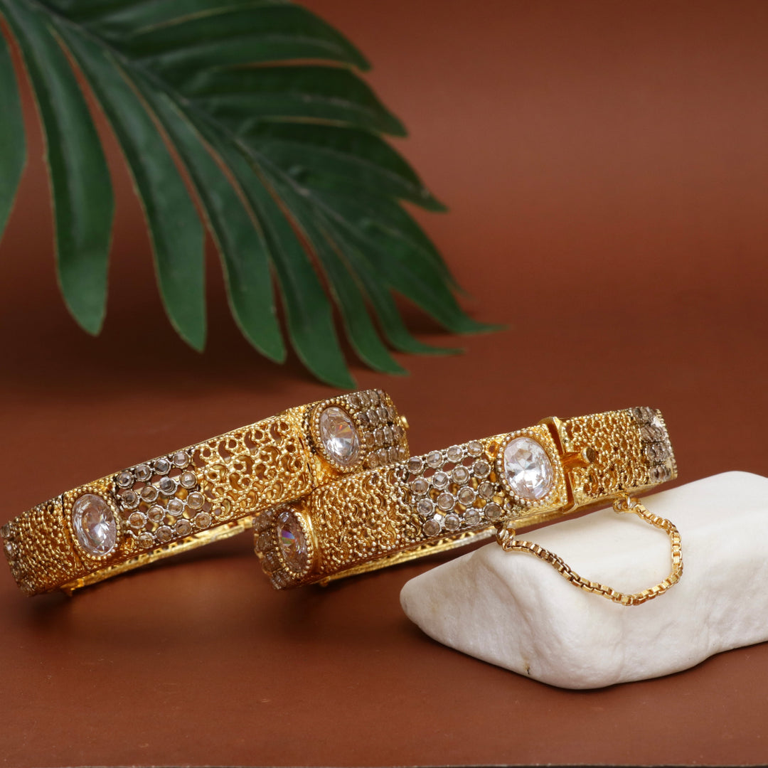 Pearl Beads Studded Bangles