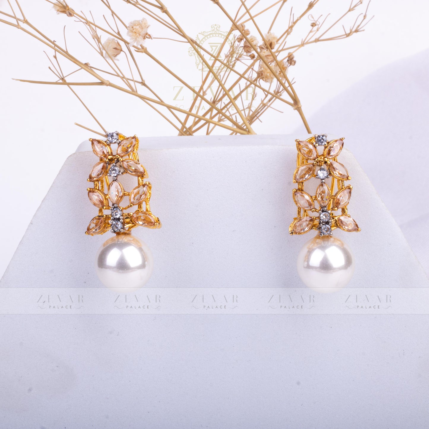Pearl Flare Studs