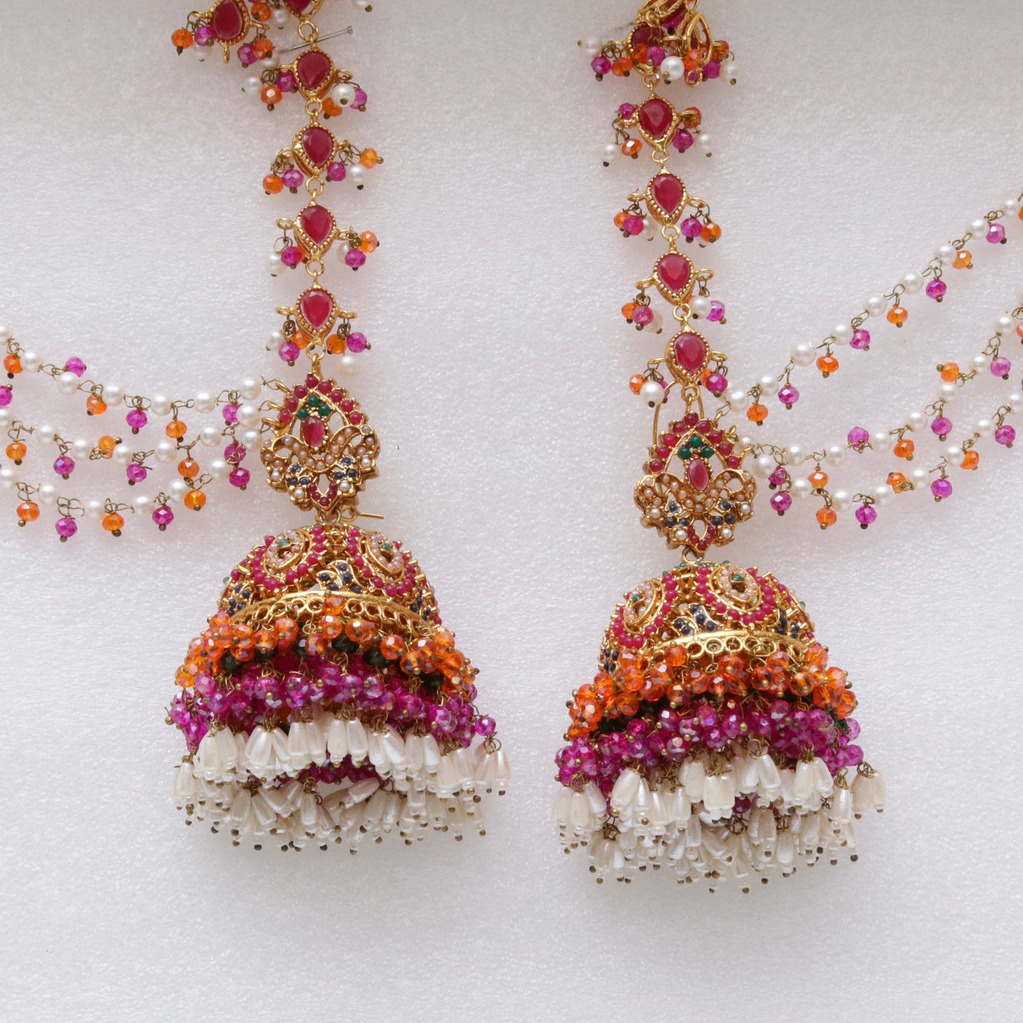 Bridal Naurattan Necklace Set