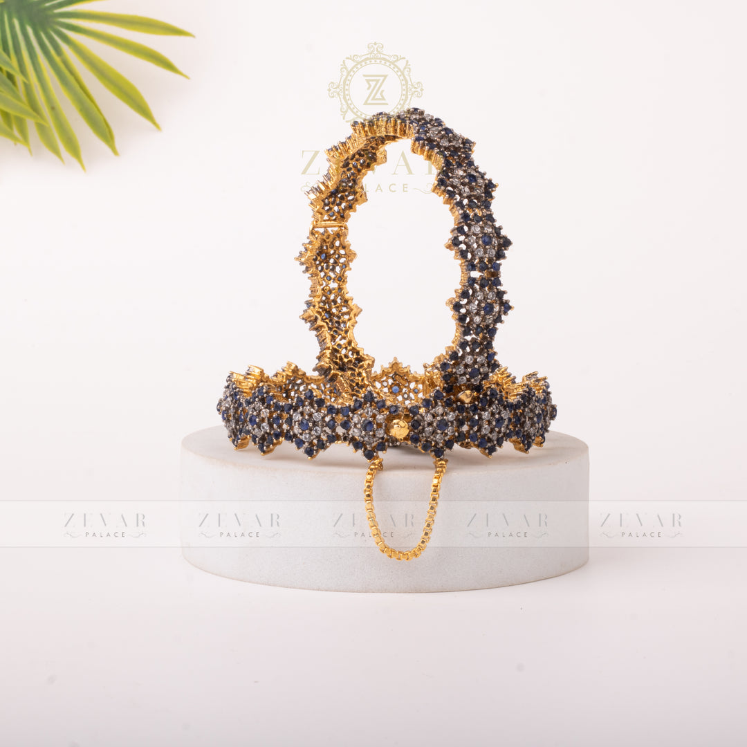 Zircons Bangle 01 Blue