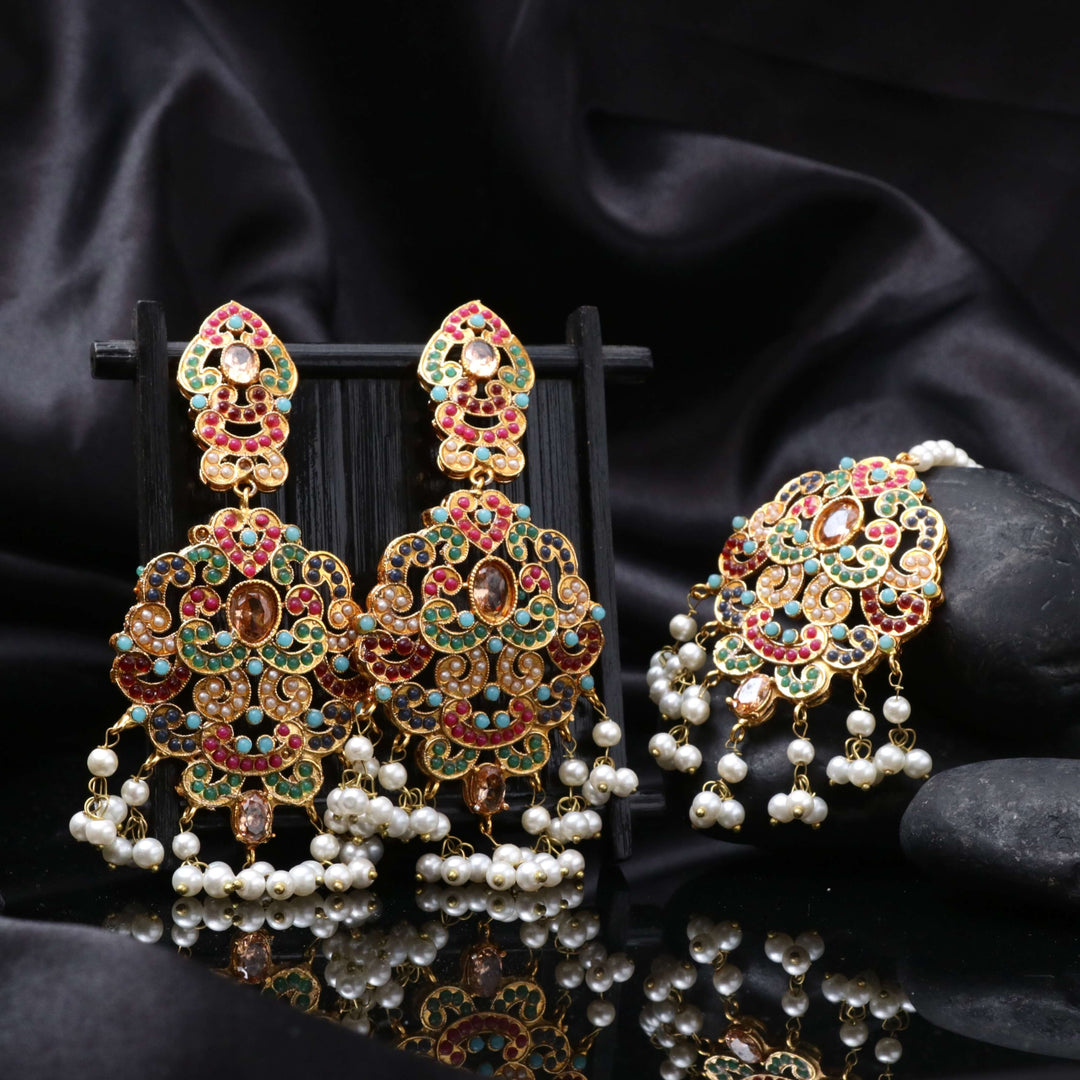 Luxury Earrings with Teeka