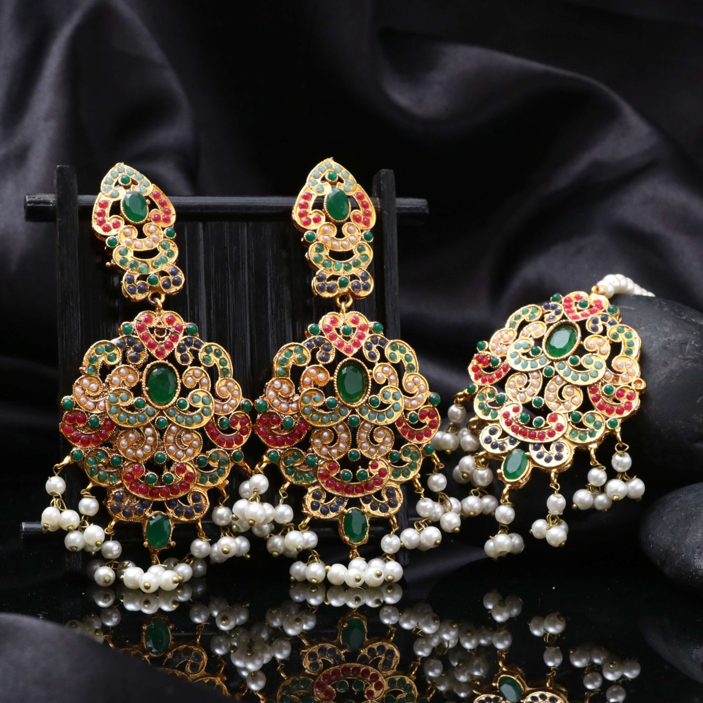 Luxury Earrings with Teeka