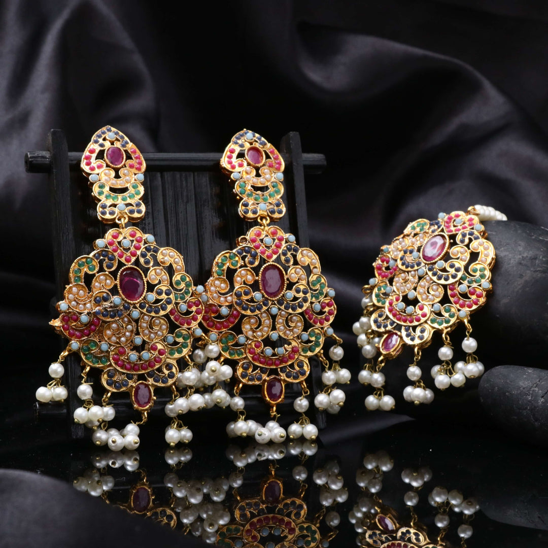 Luxury Earrings with Teeka