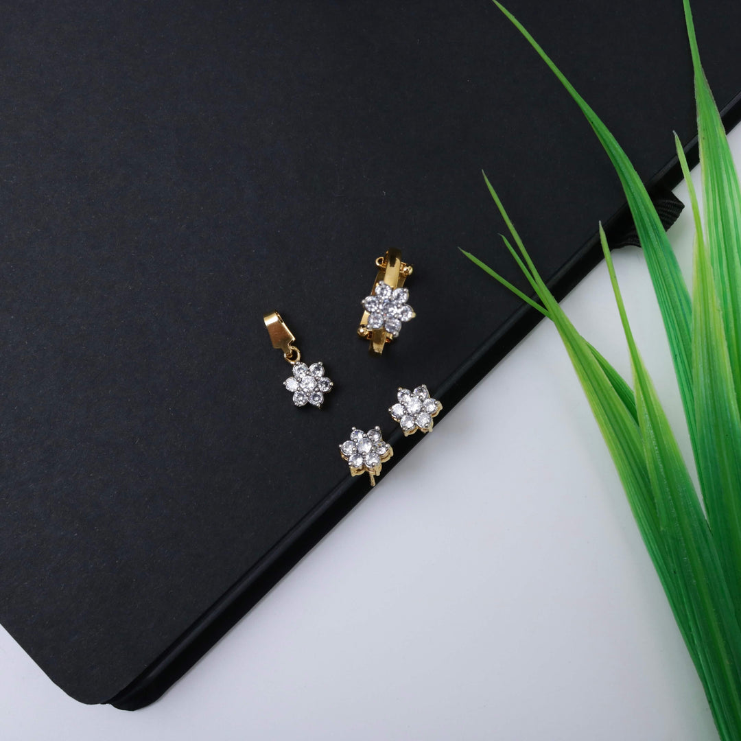 Zircoon Flowers Combo Set