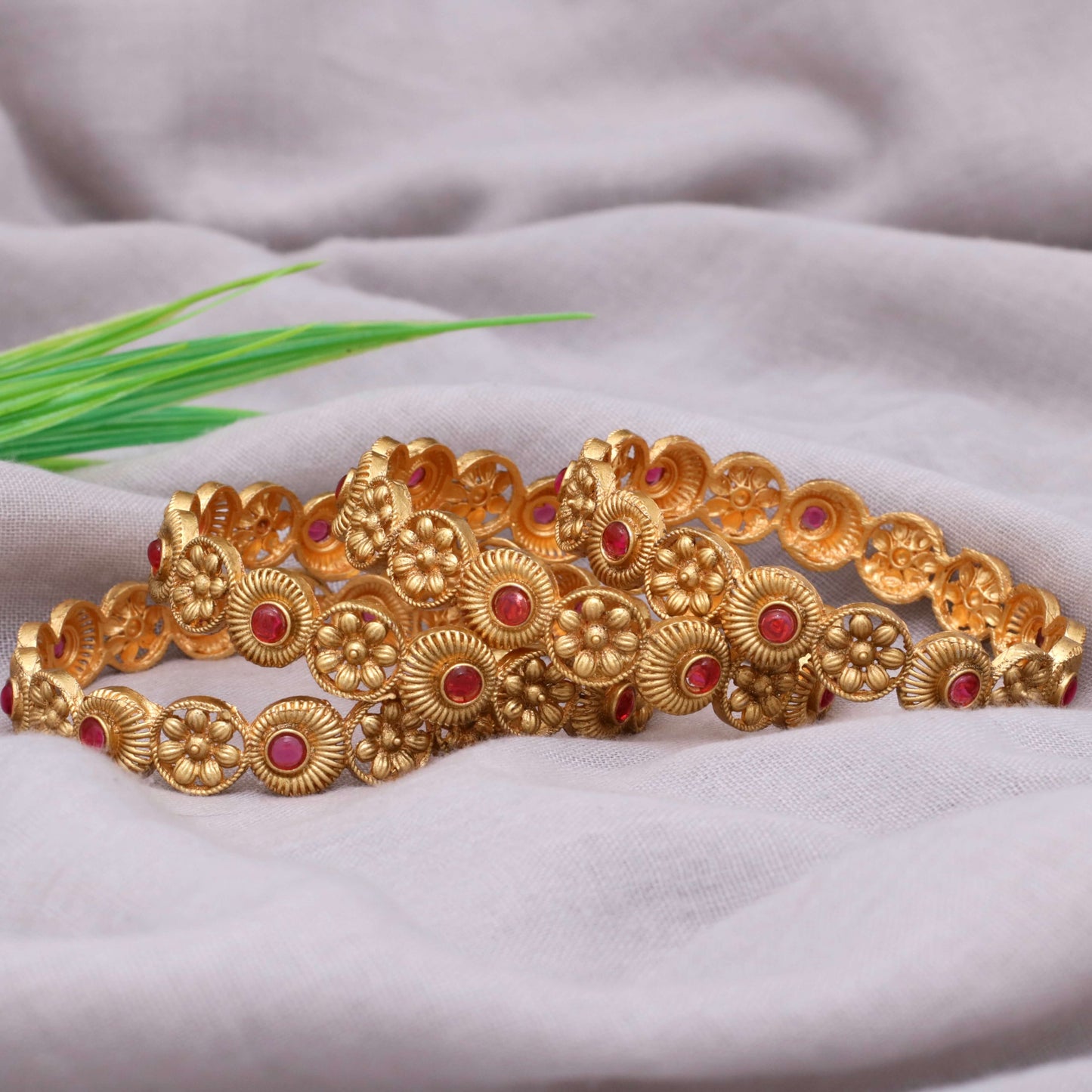 Rajwari Traditional Four Piece Bangle