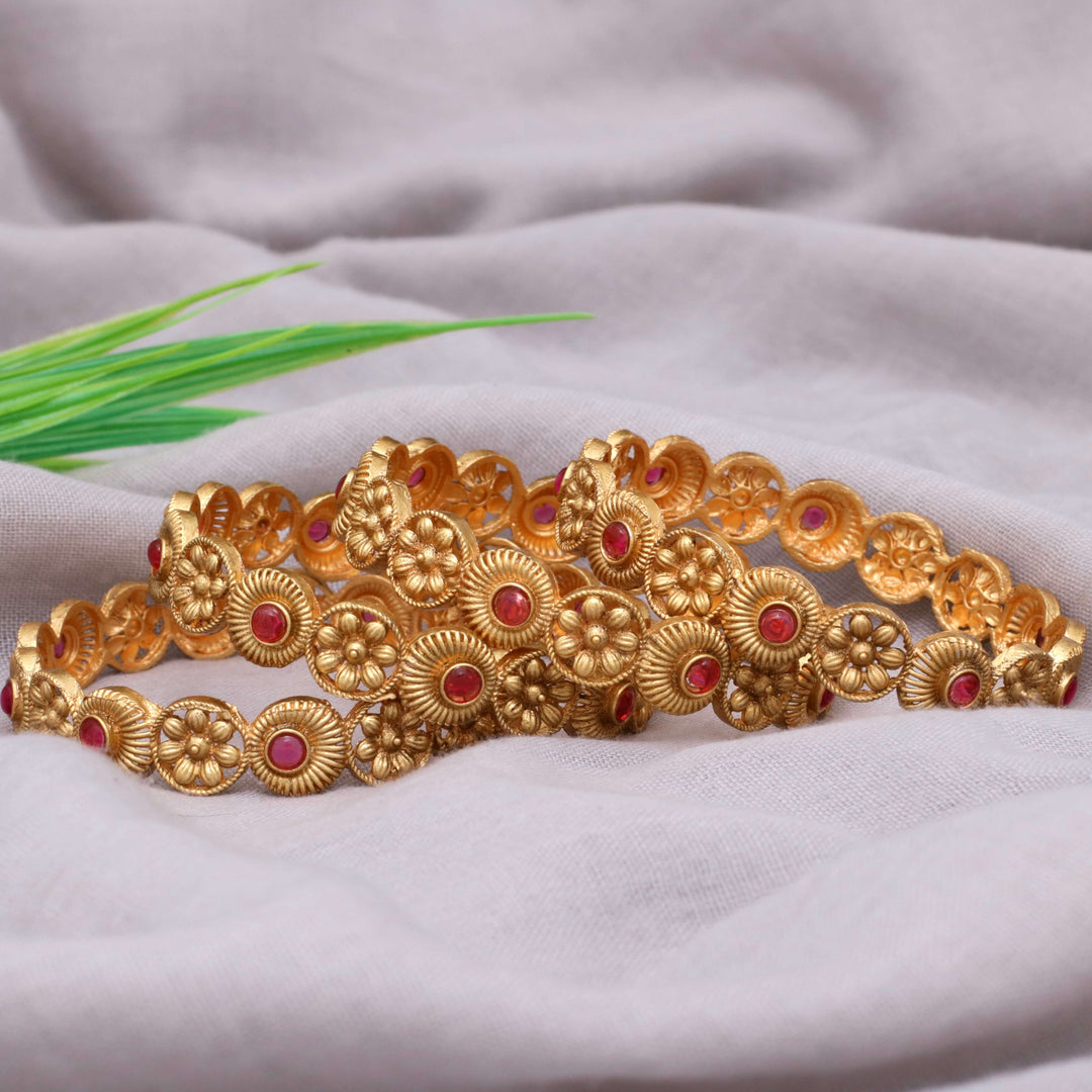 Rajwari Traditional Four Piece Bangle