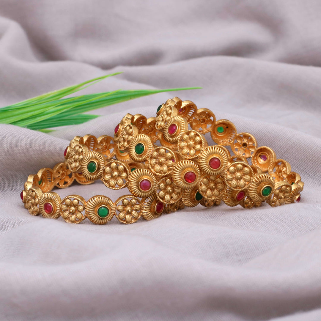 Rajwari Traditional Four Piece Bangle