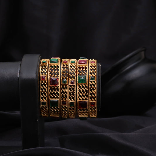 Rajwari Six Piece Multi Bangle
