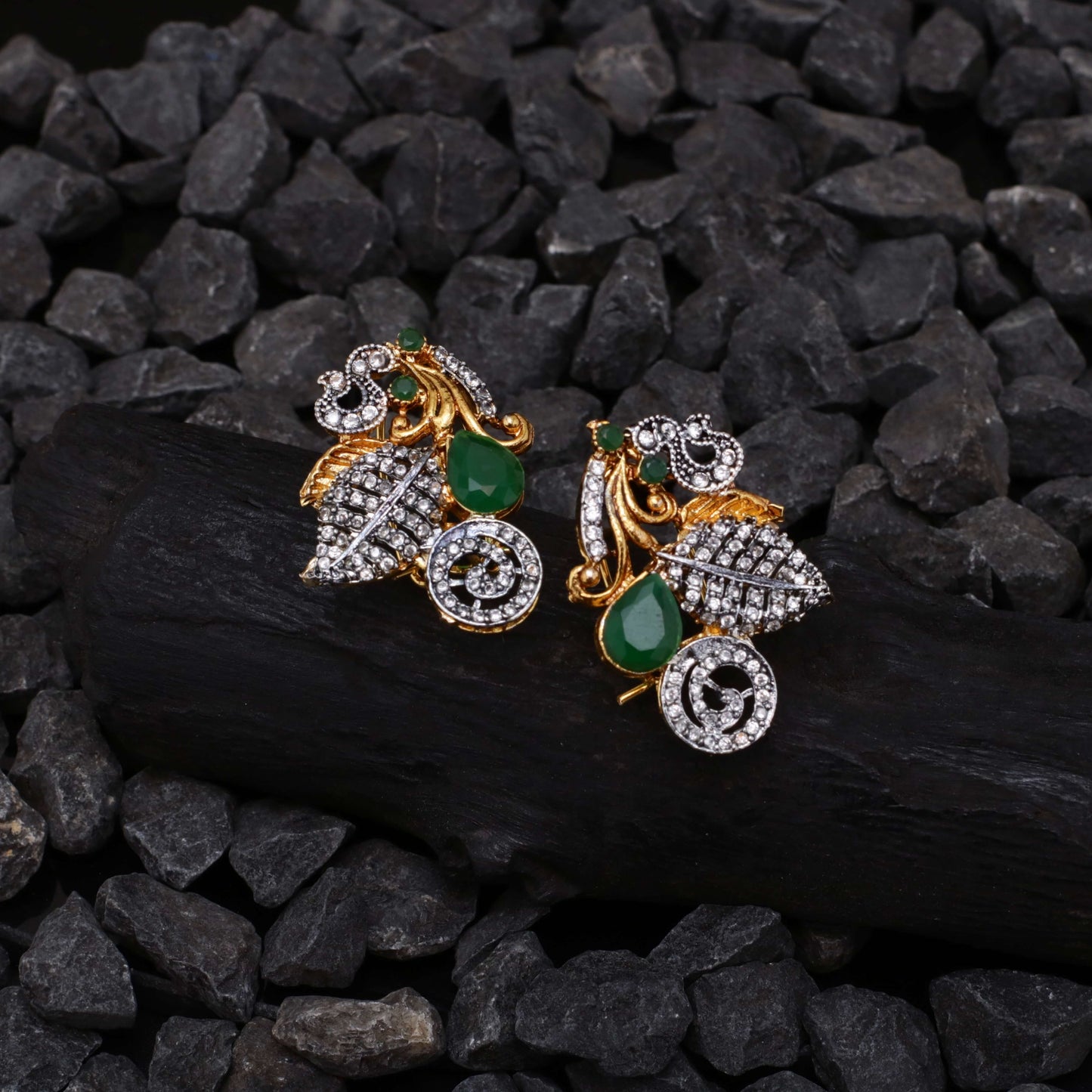 Leaves Studs 03