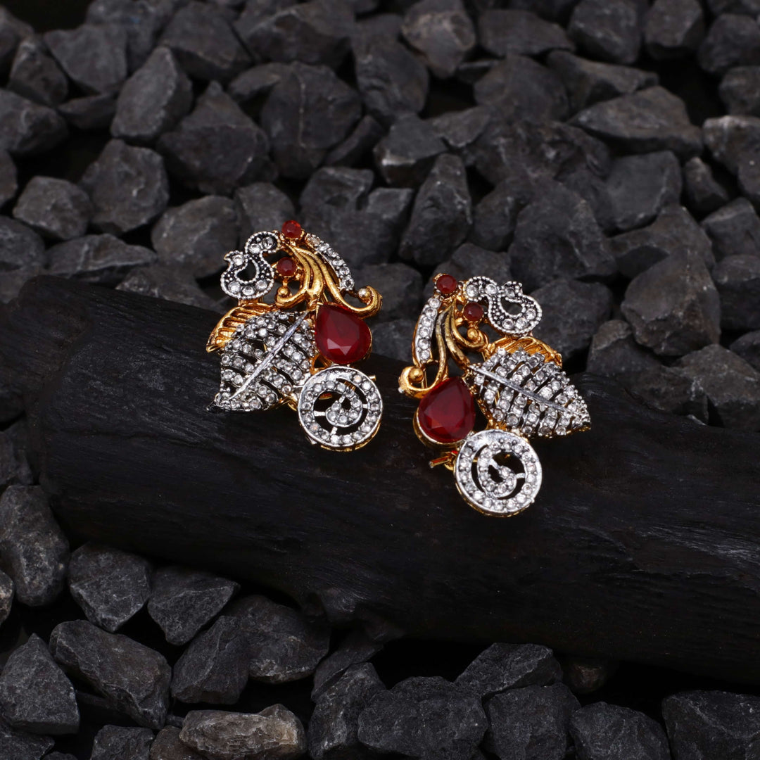 Leaves Studs 03