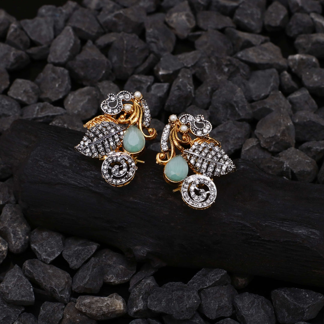 Leaves Studs 03