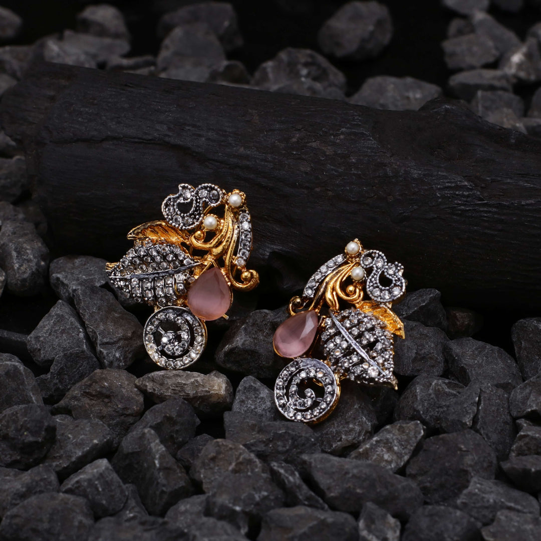 Leaves Studs 03