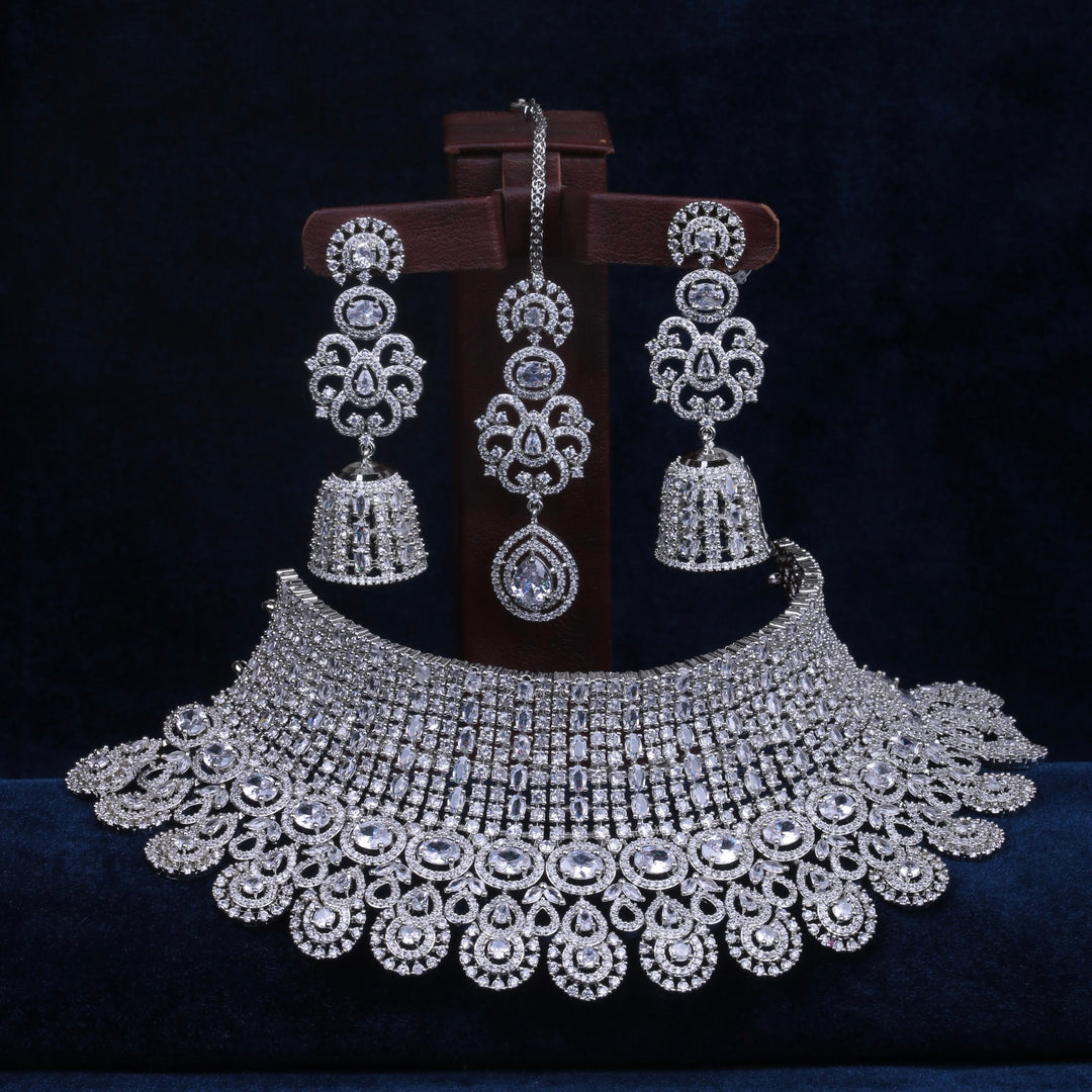 Real Zircon With Stones Set 03
