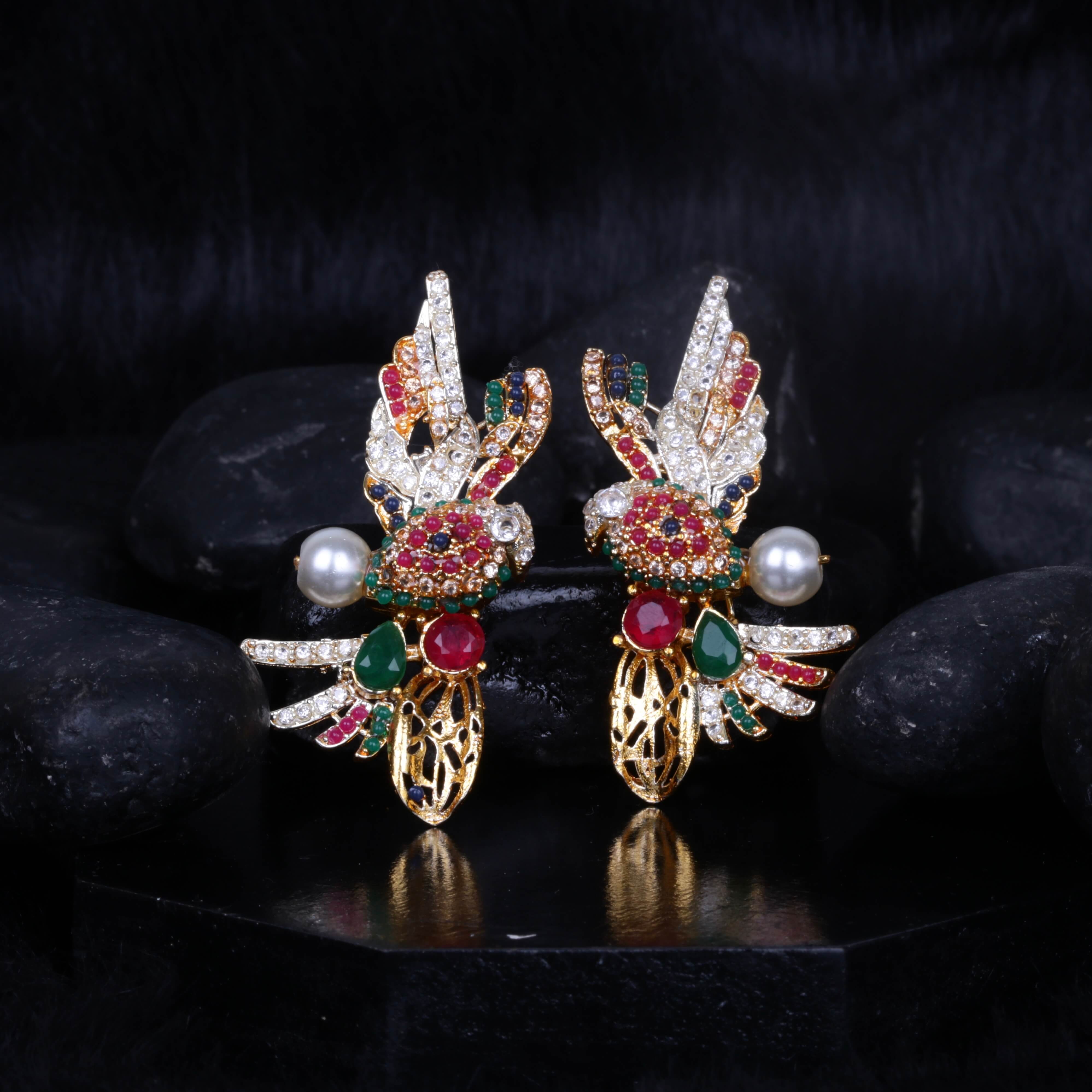 Parrot Colour Earrings